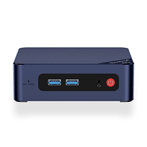 Beelink Mini PC, 12th Gen Intel Alder Lake-N100 Prozessor (bis zu 3.40GHz), EQ12 Office Mini Computer, 16GB DDR5 500GB SSD Mini Desktop PC, Dual 2.5G Ethernet/Dual HDMI/WiFi 6/WOL/Auto Power On