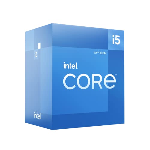 Intel Core i5-12400 12. Generation Desktop Prozessor (Basistakt: 2.5GHz, 6 Kerne, LGA1700, RAM DDR4 und DDR5 bis zu 128GB) BX8071512400 Silber
