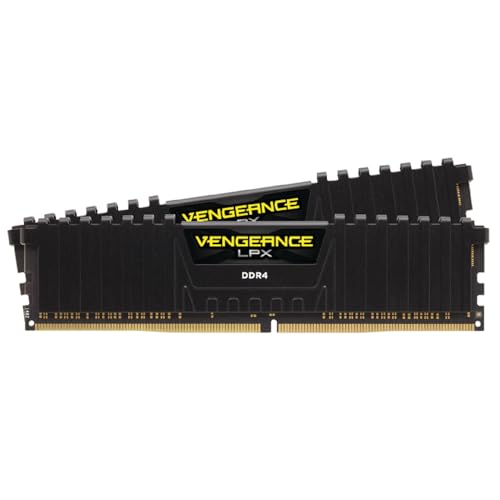 Corsair VENGEANCE LPX DDR4 RAM 32GB (2x16GB) 3200MHz CL16 Intel XMP 2.0 Computerspeicher - Schwarz (CMK32GX4M2E3200C16)