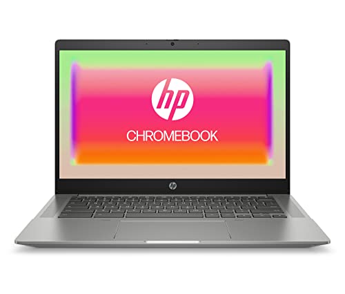 HP Chromebook 14 Zoll Full HD IPS Display, AMD Ryzen 3 3250C, 8GB DDR4 RAM, 64GB eMMC, AMD Grafik, ChromeOS, Fingerabdrucksensor, QWERTZ Tastatur, SilberMinecraft kostenlos