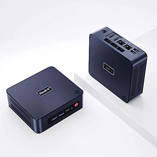 Beelink Intel Mini PC, U59 mit N5105 Prozessor, 16GB DDR4 500GB SSD, Unterstützung Dual Display 4K, Dual LAN, WiFi5, Mini Desktop Computer Wi11 Pro