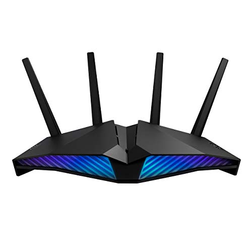 Asus DSL-AX82U VDSL Modem Router (WiFi-6 AX5400, AiMesh WLAN System, AiProtection & WPA3, Gigabit LAN, Aura RGB, USB 3.2)