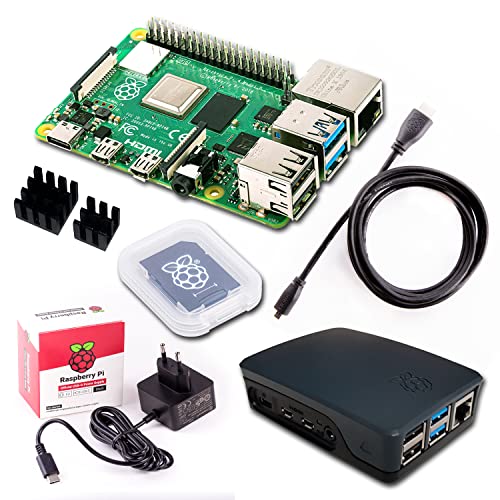 Raspberry Pi 4 (4GB RAM) Bundle 32GB, schwarz